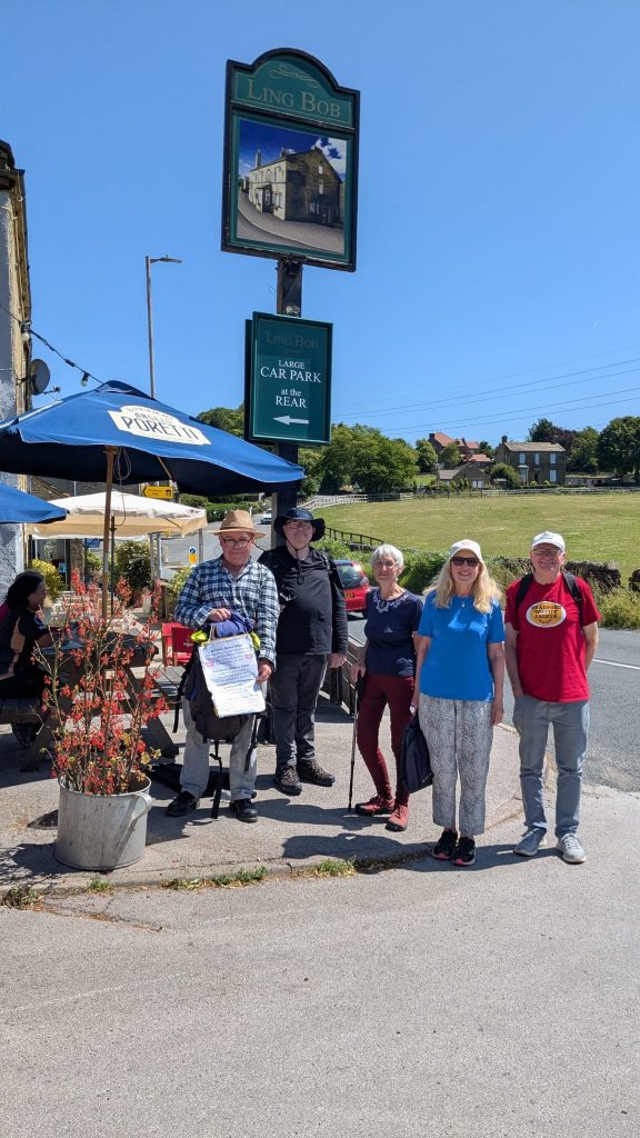 Bingley Byron walk with historian Glynn Watkins .exploring the life of poet John Nicholson.  Bradford Heritage Festival 2025