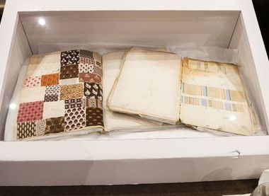 Display of textile collection