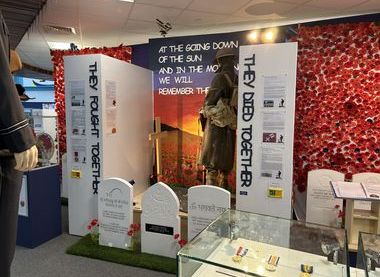 Image of a room showcasing an exhibition