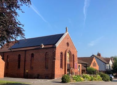 Exterior of a church